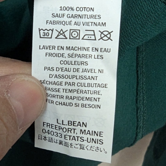 L. L. Bean size 2XLT turtle neck NWT in hunter green - Picture 6 of 13
